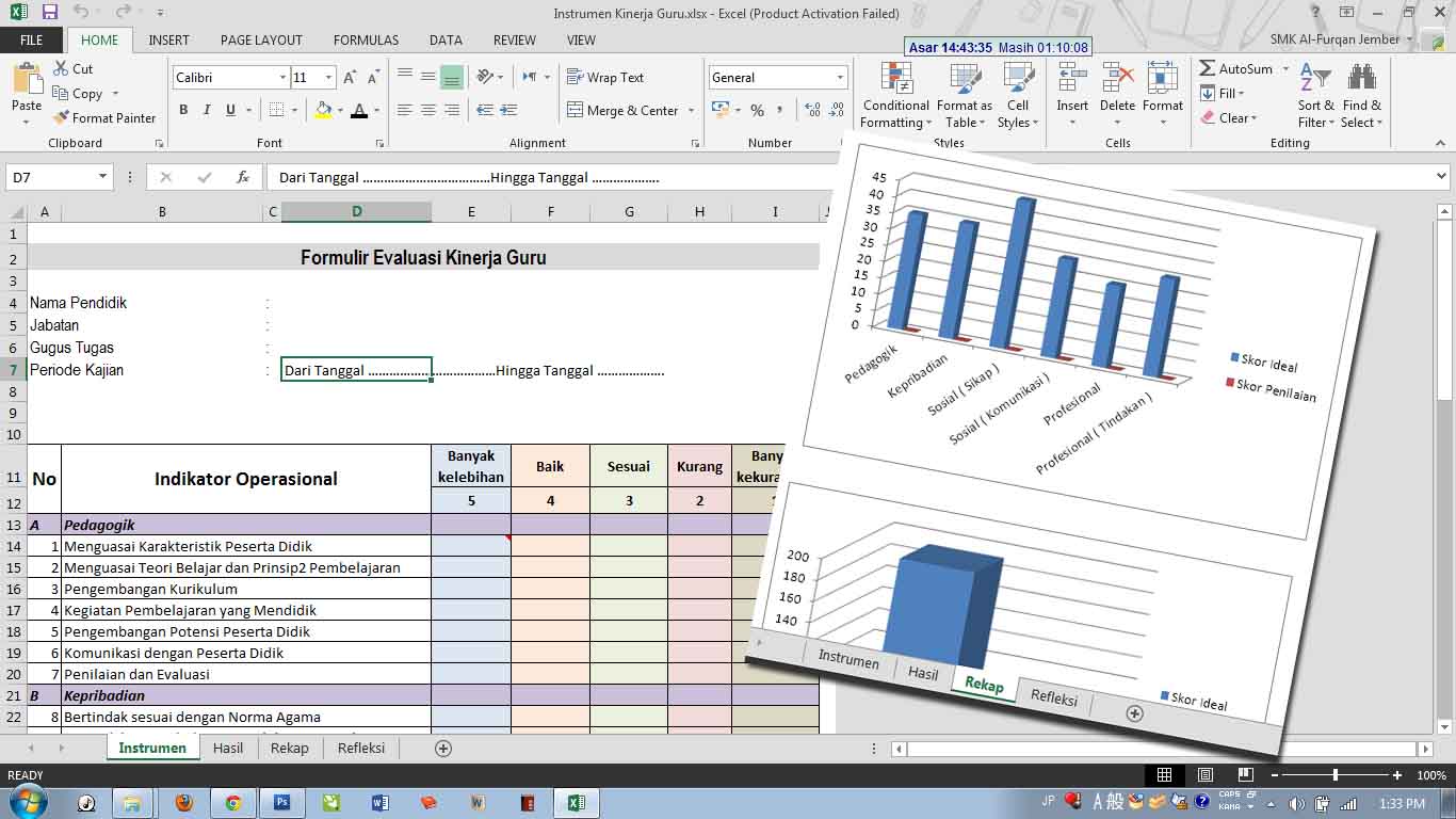 Contoh Evaluasi Karyawan - Detil Gambar Online