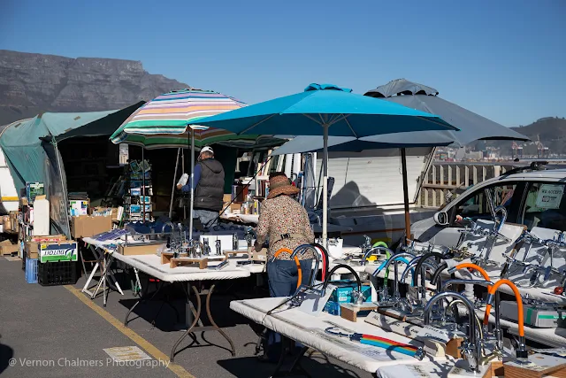 Something old, something new - busy traders preparing and presenting their goods