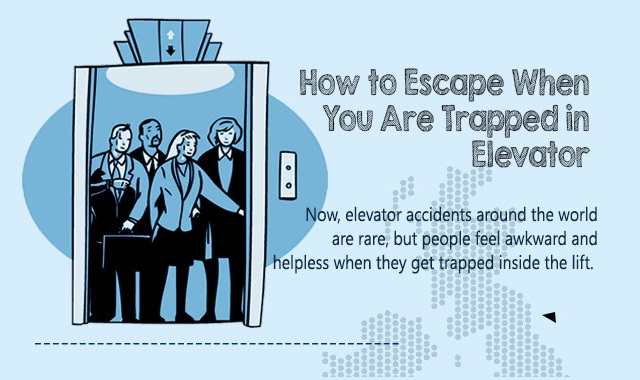 Image: How to Escape When you are Trapped in Elevator #infographic