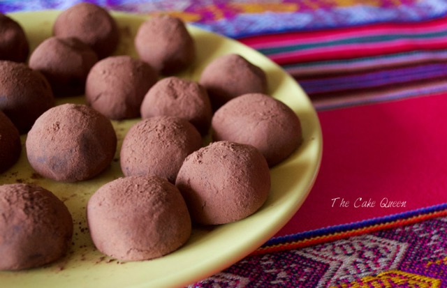 trufas de chocolate veganas