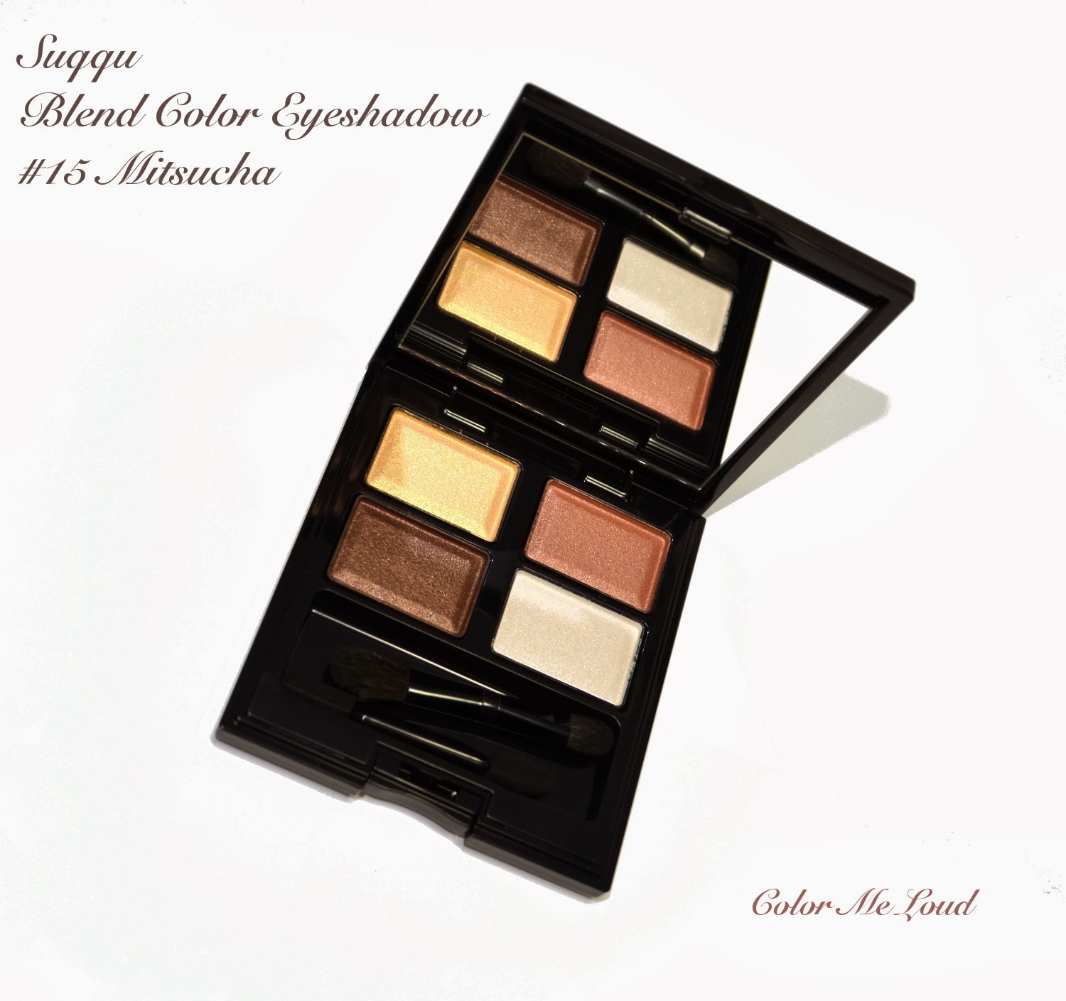 Suqqu Blend Color Eyeshadow #15 Mitsucha for Spring 2014, FOTD, Swatch & Review