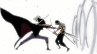 ワンピースアニメ ゾロ ジュラキュール・ミホーク ONE PIECE ZORO vs. Dracule Mihawk