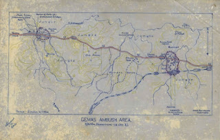 Map of the Battle of Gemas