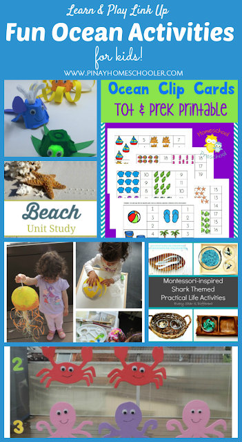 Fun Ocean Activities for Kids and {Learn & Play Link Up}