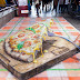 Zurich Pizza Pavement Drawing