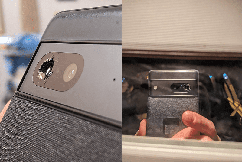 Google Pixel 7 series owners report random shattering camera glass!