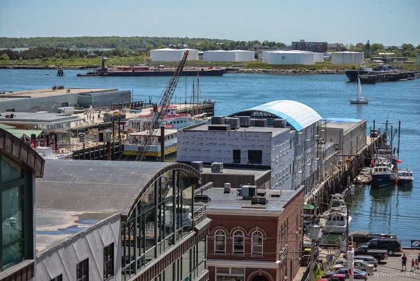 June 2014 Portland Maine Wharf Construction photo by Corey Templeton