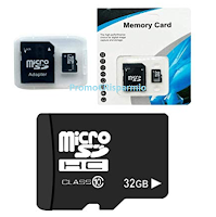 Logo Amazon: Scheda memoria Micro SD 32 GB  adattatore per telefoni, Tablet e PC