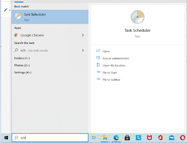 Search For Windows Task Scheduler