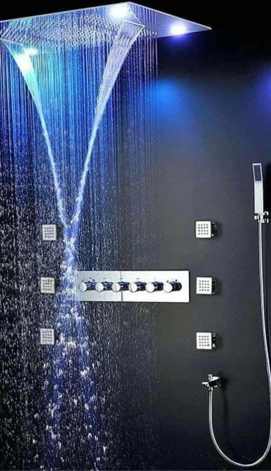 desain kamar mandi shower rainfall