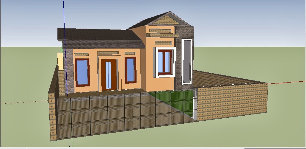 GAMBAR DESAIN RUMAH  Desain Rumah Sketchup