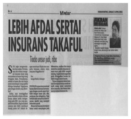 Prudential BSN Takaful: Kenapa Takaful