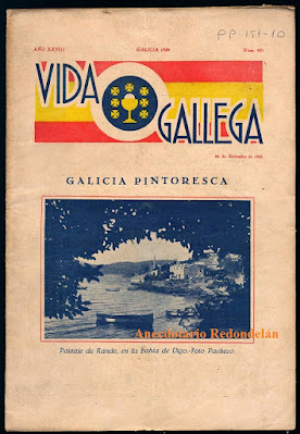 Praia de Rande, 1936. Vida Gallega.