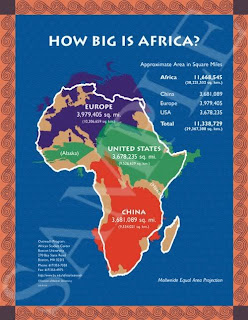 how big is Africa