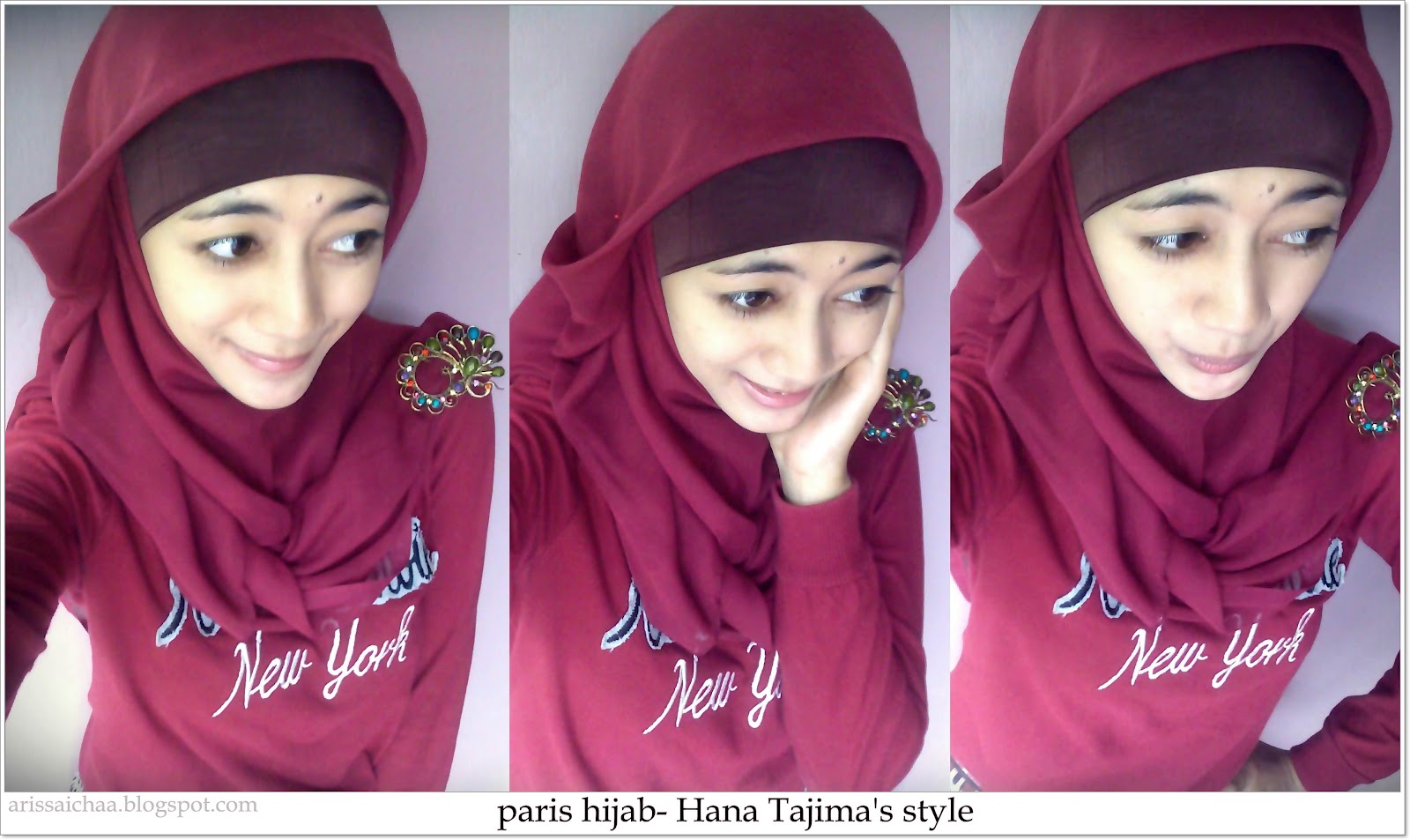 Cara Memakai Hijab Hana  Tutorial Hijab