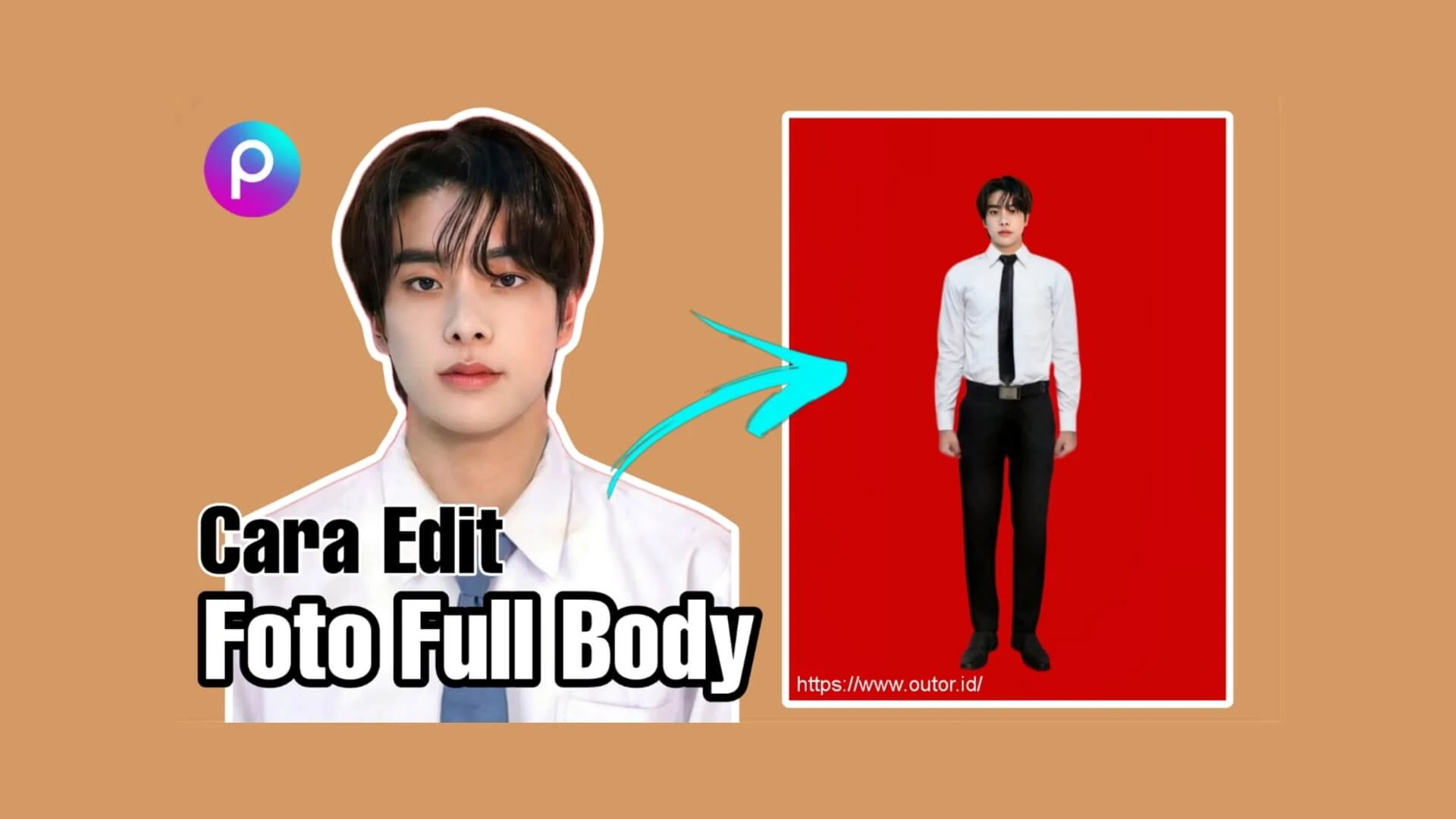 Cara Edit Foto Full Body Lamaran Kerja Pria