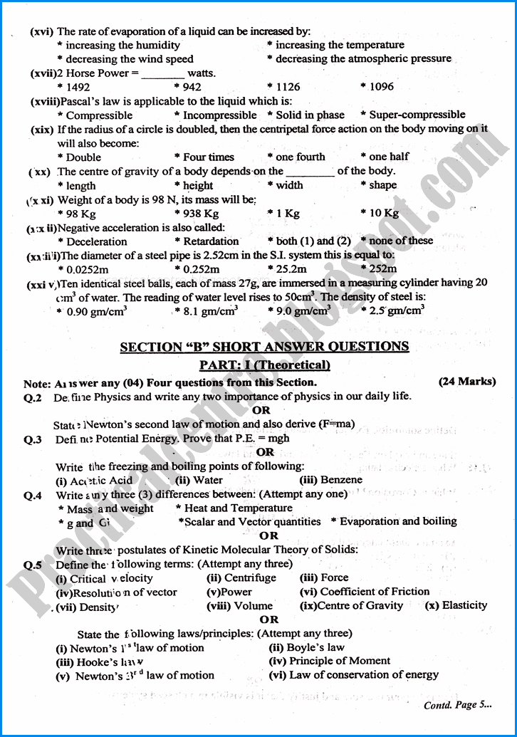 physics-9th-practical-centre-guess-paper-2022-science-group