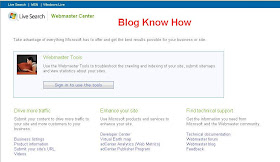 MSN Webmaster Center
