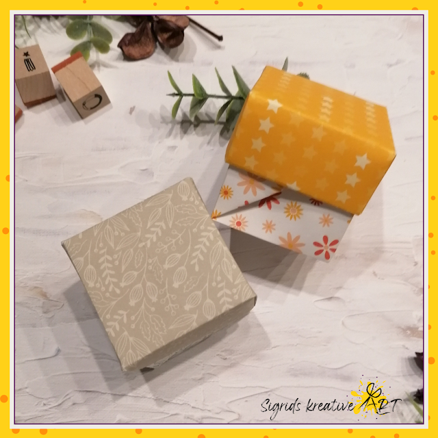 goodie box - stampin up - designerpapier - origami box