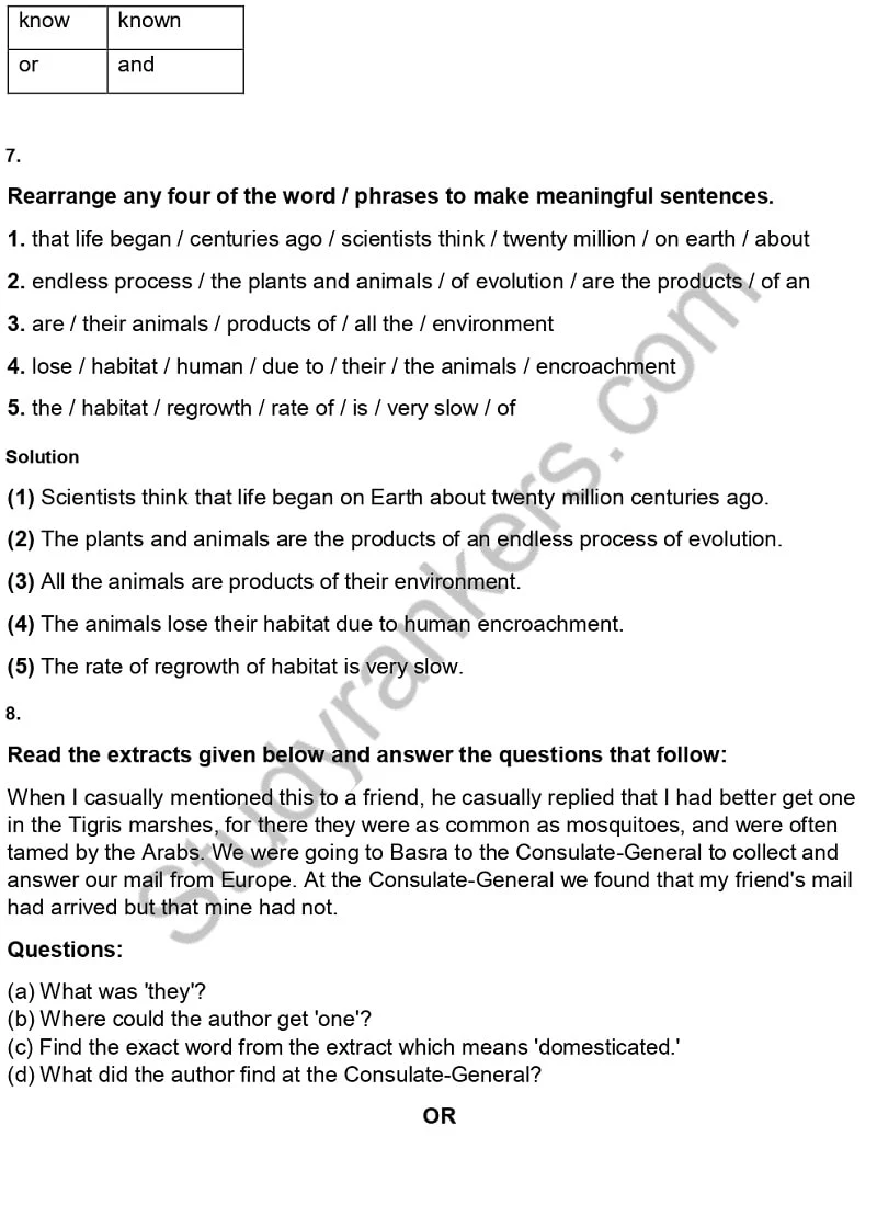 CBSE Previous Year Question Paper Class 10 English 2019 Part 9