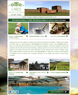 Carlisle Cottages in the North Lake District - Landing Page