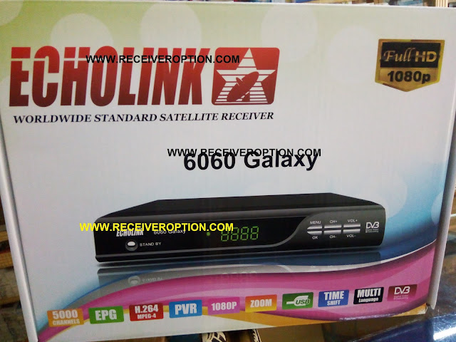 ECHOLINK 6060 GALAXY HD RECEIVER CCCAM OPTION