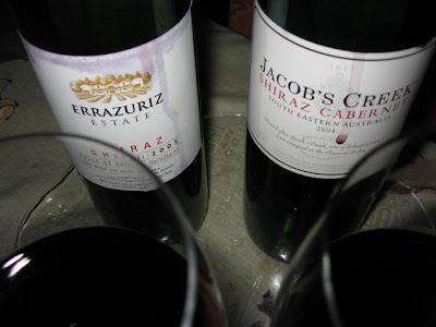 wbw 30 Errazuriz Estate Shiraz Valle de Rapel 2005 Jacob's Creek Shiraz/Cabernet South Eastern Australia 2004