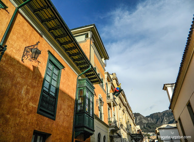 Fachada do Hotel de La Ópera, La Candelaria, Bogotá