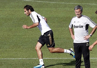 Hamit Altintop training at Valdebebas