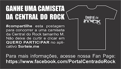 promoção aniversário 4 anos central do rock ganhe uma camiseta