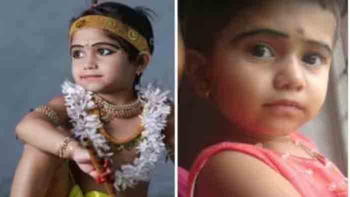 4 Year old girl died in road accident, News, Local News, Accidental Death, Injured, Parents, Hospital, Treatment, Kerala