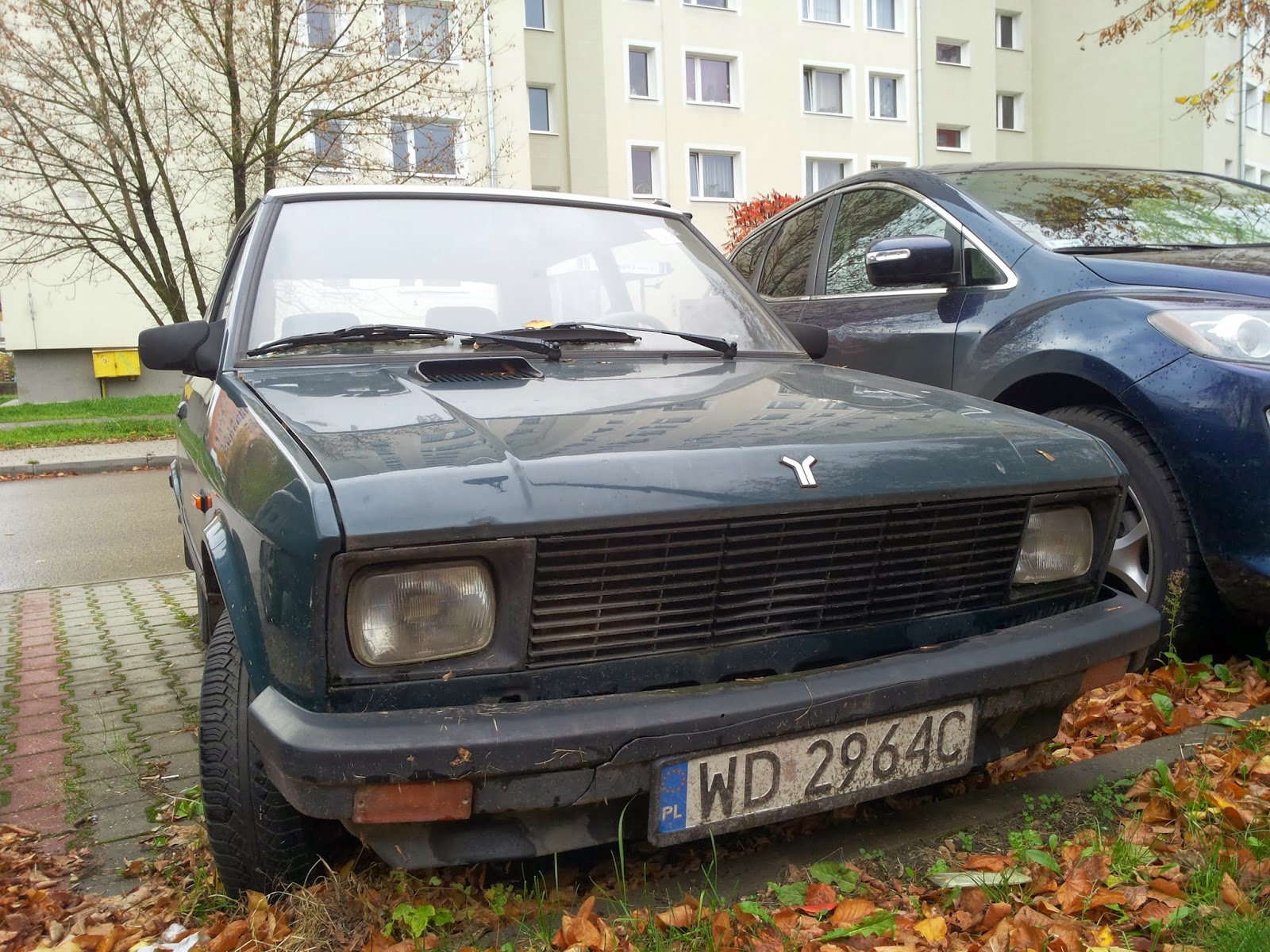 Old Parked Cars Warsaw: 1988 Zastava Yugo Koral 60 EFI