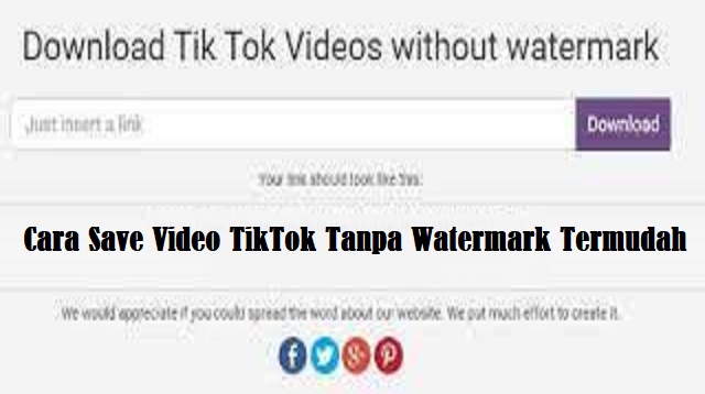  Aplikasi TikTok berasal dari negara Tiongkok dan aplikasi ini resmi diluncurkan pada tahu Cara Save Video TikTok Tanpa Watermark Terbaru