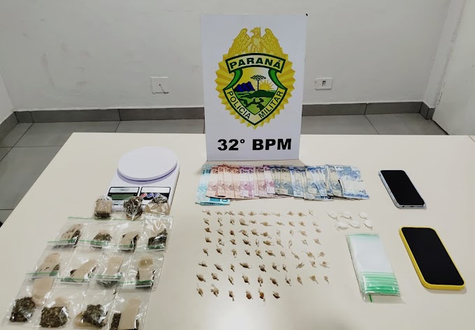 Polícia apreende drogas e dinheiro durante abordagem na Vila Guadiana