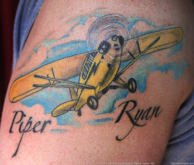 Tattoos In Flight: Aviation, Flying, Aerospace & Flight Related Tattoos