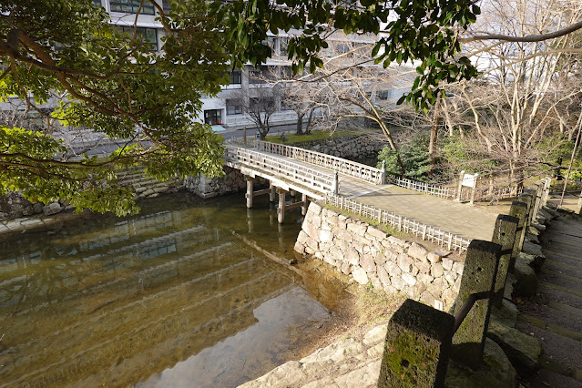 島根県松江市内中殿町 松江城  千鳥橋(御廊下橋)