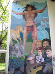 Mural entrada a la Universidad.