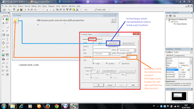 Cara Membuat Tools Bar di VB6