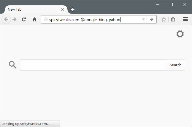 Combine Address & Search Bar in Mozilla Firefox