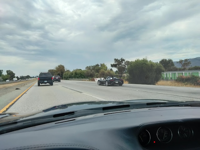 Dallara Stradale on highway 101 traveling to Monterey