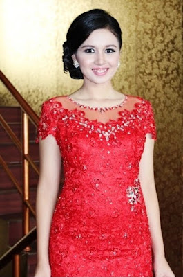 model kebaya wisuda lengan pendek terbaru