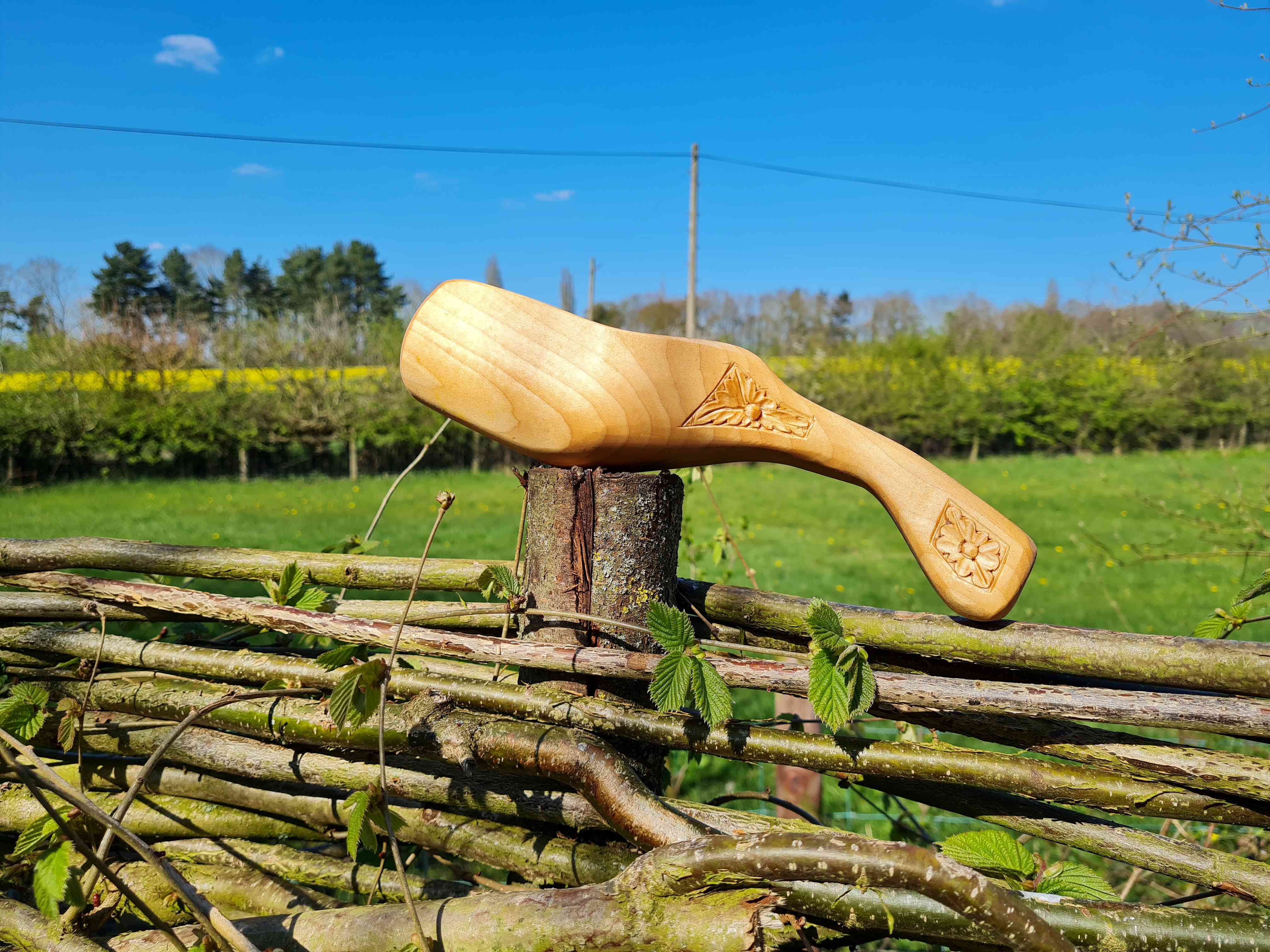 An English Homestead: Carved Flour Scoop - Magazine Article