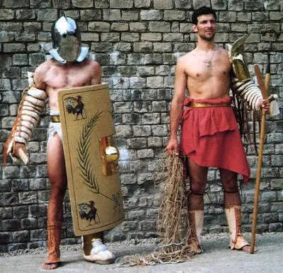 modern gladiator reenactor