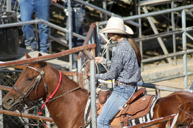 Next in line for calf roping