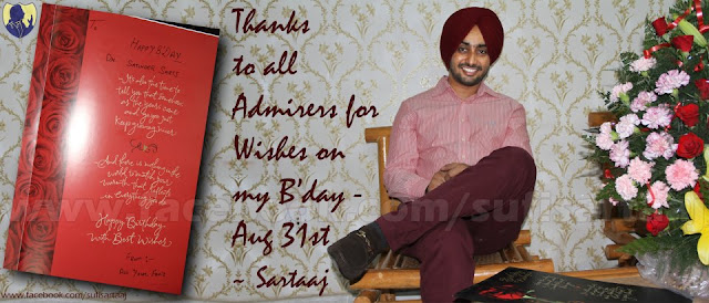 Satinder Sartaj - Thanks For Birthday Wishes