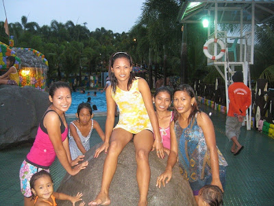 Poracay Resortのコテージ近くのプール