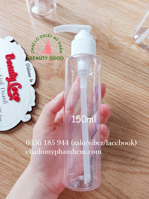 Chai Nhựa Vòi Xịt Ấn Giọt 150ml
