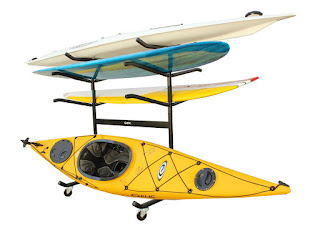 kayak and paddleboard retail rack