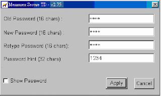 How to put a password for Memorex usb Travel Drive