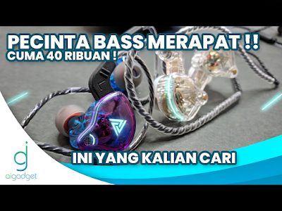 Review Earphone Viral QKZ AK6 vs AK6 Pro  Rekomendasi Earphone Bass 2022 dibawah 50Ribu